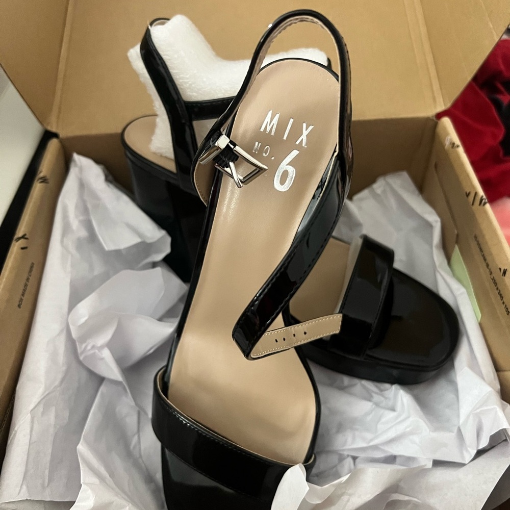 Mix No. 6 Black Women's Sandals
